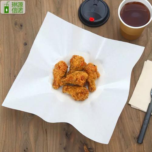 一次性食品包装纸面包点心 防油纸 淋膜纸白色汉堡纸防油纸500张